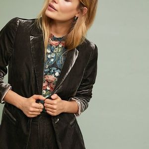 COPY - Anthropologie Gallery Velvet Blazer NWT